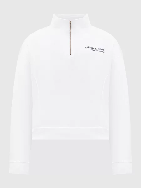 Свитшот Sporty & Rich с вышивкой белый