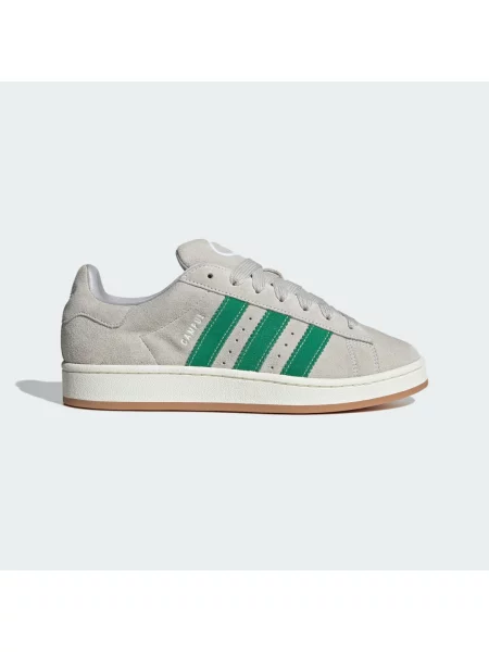Semišové sneakers boty adidas Originals Campus šedá bílé