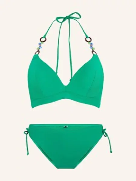 Lingadore Zestaw Bikini Z Wyściełanymi Miseczkami Typu Triangle gruen zielone