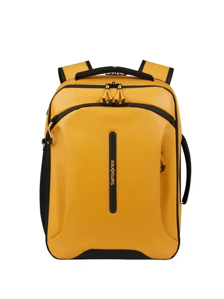 Кожаный повседневный рюкзак Samsonite желтый