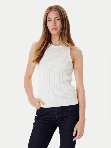 Елек Tommy Hilfiger бяло
