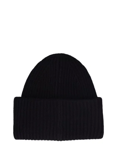 Vlnená čiapka Acne Studios sivá