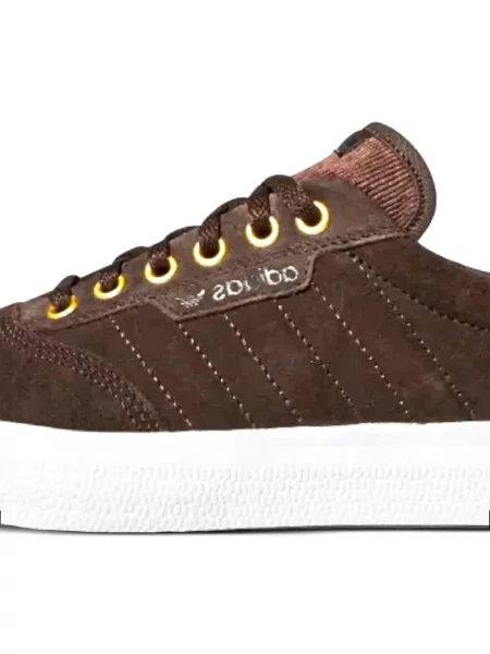 Trčanje tajice Adidas s autogramom od brušene kože siva