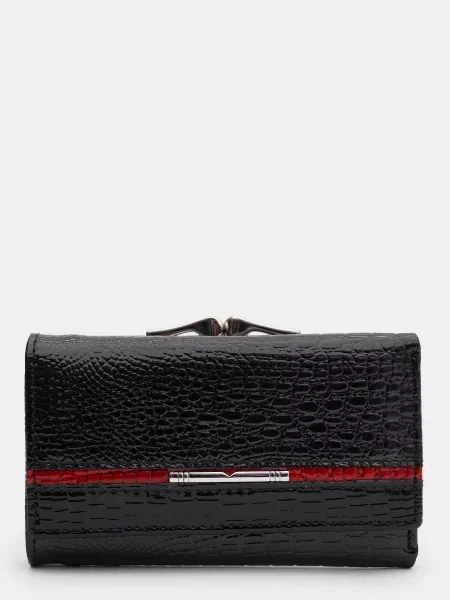 Кожаный кошелек Ricco Grande черный