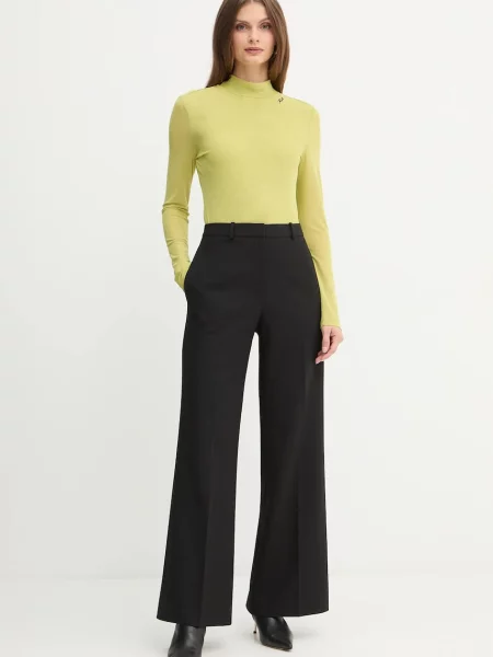 Блузка Karl Lagerfeld однотонна зелений