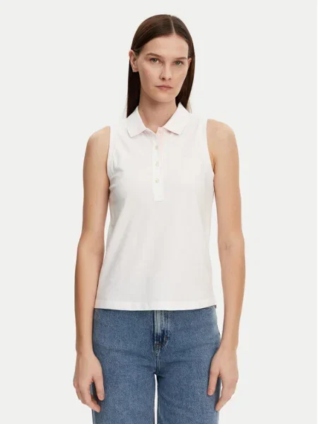 Gant Tricou polo alb