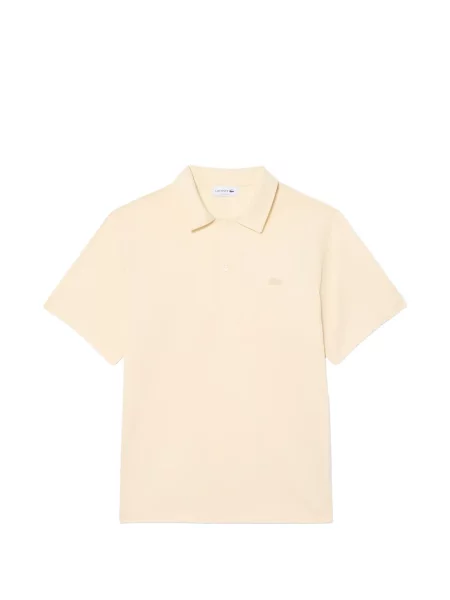 Polo Lacoste scurt cu autograf