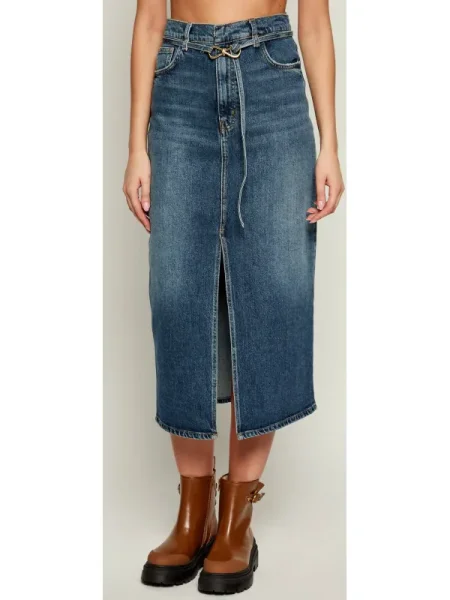 HUGO De blugi fustă albastru