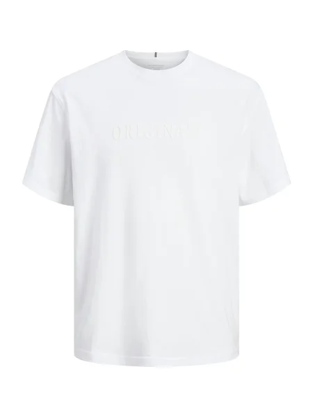 JACK & JONES Tricou JWHFREDERIKSBERG' alb