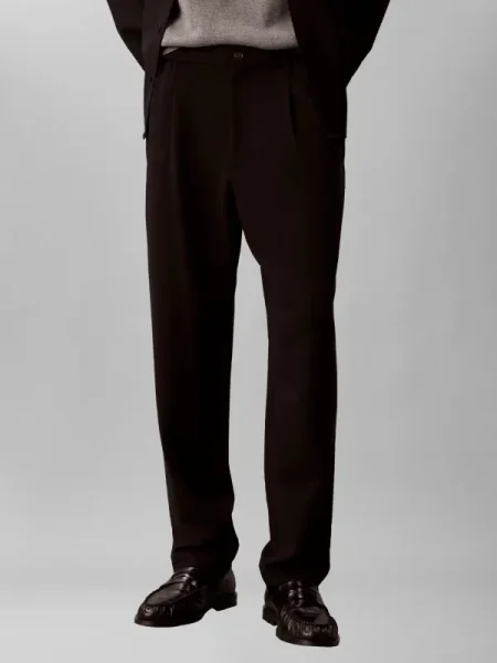 Calvin Klein Nadrág | Tapered fit fekete