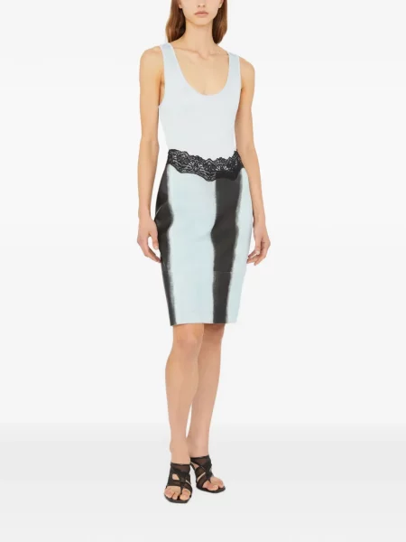 Rochie mini Christopher Esber din dantelă albastru