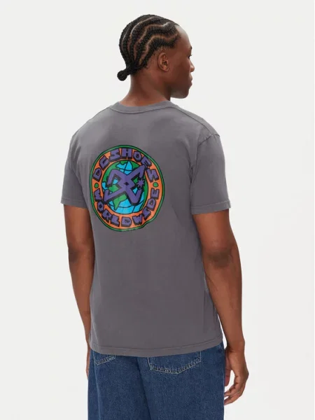 DC Shoes T-Shirt Heritage Fit szary