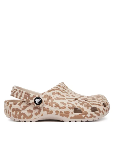 Crocs Šlepetės Classic Pop Animal Clogs smėlio