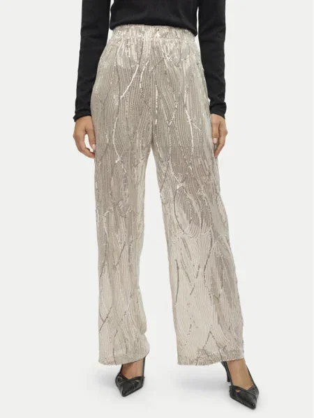 Vero Moda Pantaloni din Ellen Straight Fit bej
