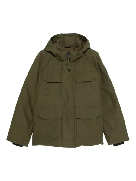 Kapucnis kabát Canada Goose zöld