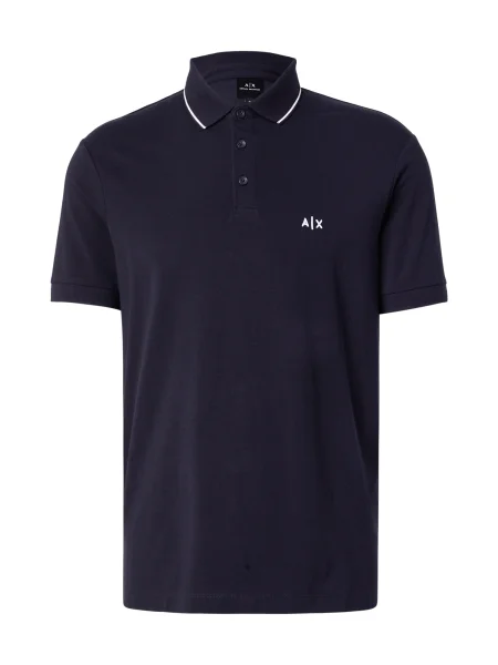 ARMANI EXCHANGE Tričko námořnická modř bílá