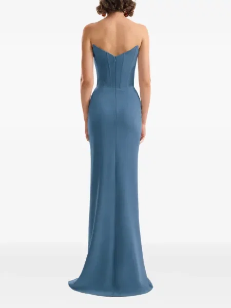 Rochie Gemy Maalouf fără bretele albastru