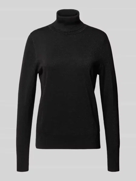 Sweter z golfem z mieszanki Christian Berg Woman czarny