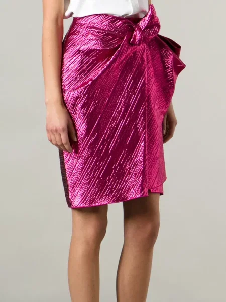 Fustă tip creion Lanvin roz