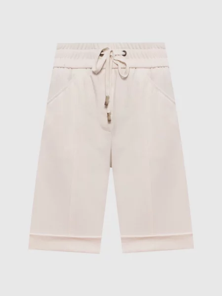 Шорти з відворотами Peserico бежеві