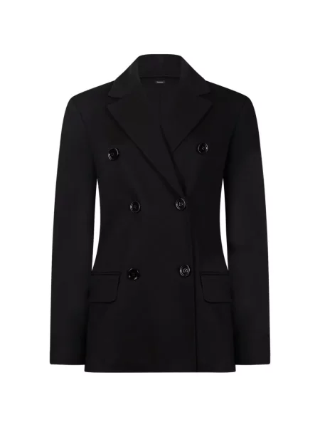 Sacou 's Max Mara cu două rânduri de nasturi negru