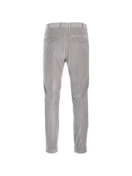 Pantaloni Pt Torino de catifea cord gri