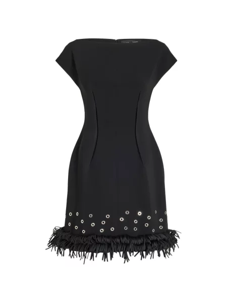 Rochie Proenza Schouler din crep negru