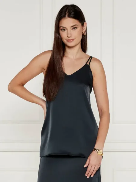 Top Marc Cain din satin verde