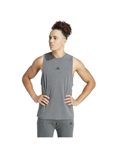 Adidas Funkční tričko Designed for Training šedá