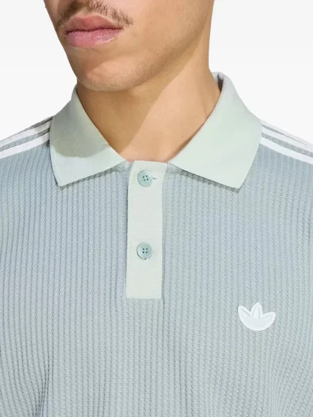 Tricou Adidas Adizero tricotate cu imagine cu model floral albastru
