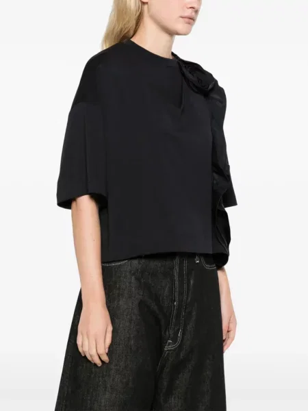 Tricou Max Mara din jerseu albastru
