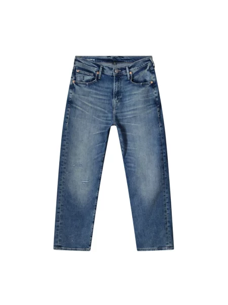 Jeansy straight leg True Religion niebieskie