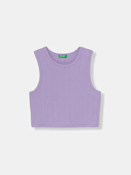 Dětské top United Colors Of Benetton fialový