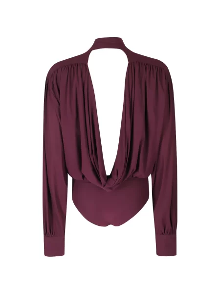Drapírozott body Amazuìn lila