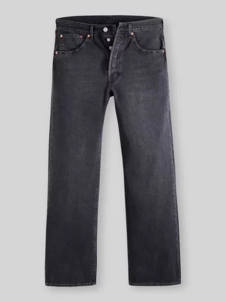 Jeans o kroju loose fit z czystej bawełny model LOOSE' Levi's czarne
