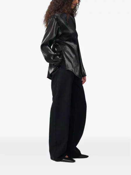 Top Studio Nicholson asimetric negru
