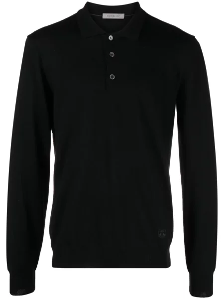 Polo Corneliani de lână negru