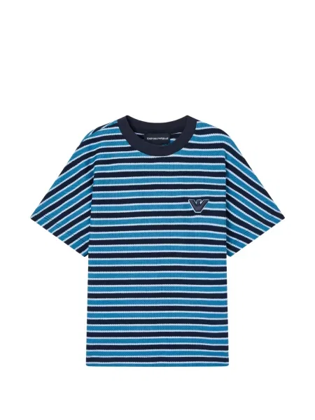 Koszulka dziecięca Emporio Armani niebieska