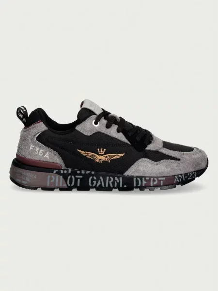 Sneakersy Aeronautica Militare čierna