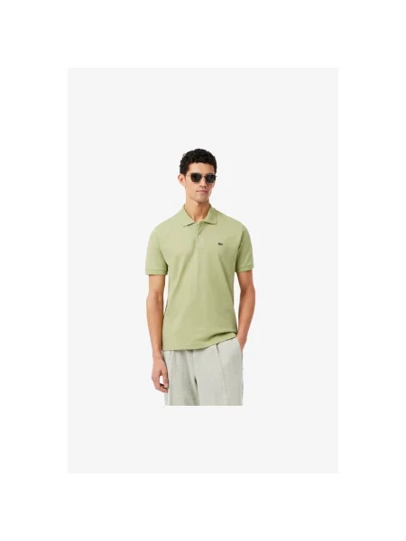 Gulerat scurt tricou Lacoste verde