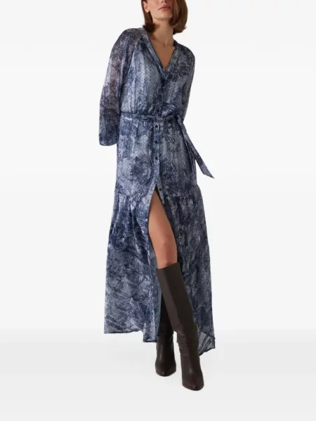 Φόρεμα Guess με σχέδιο paisley μπλε