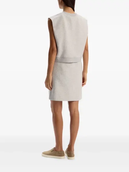 Talia sznurek ściągający spódnica 12 Storeez frotte szara