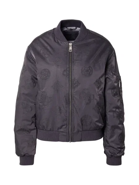 Guess Geacă bomber Gri negru