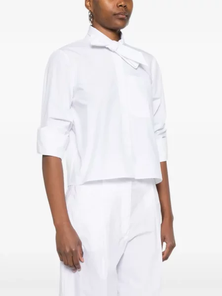 Cămașă Liviana Conti cu legături alb