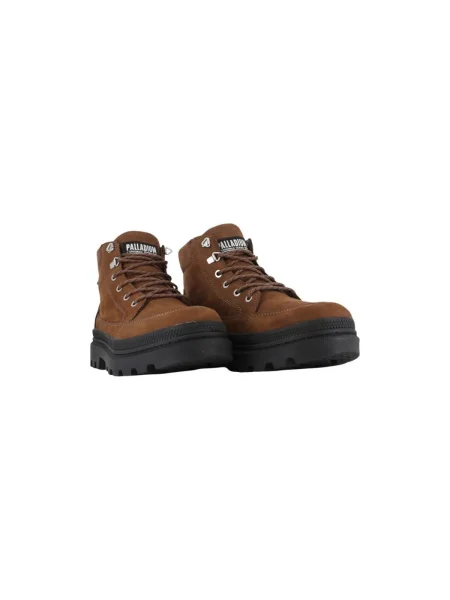 Pantofi Palladium Baskets maro