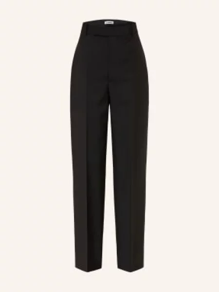 Jil Sander Marlene Kalhoty černá