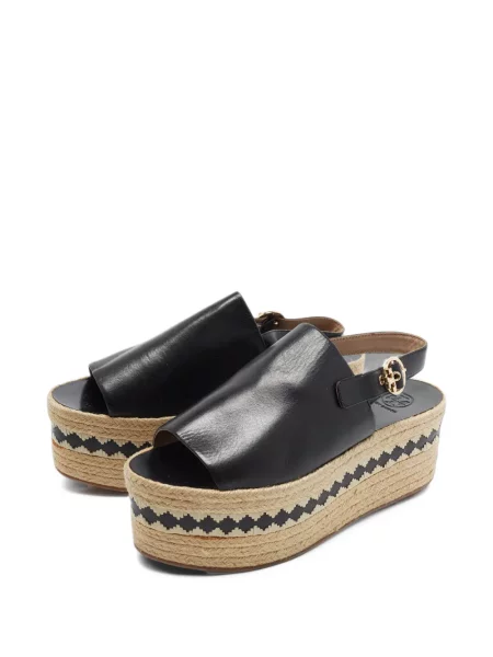 Sandale Tory Burch cu platformă negru