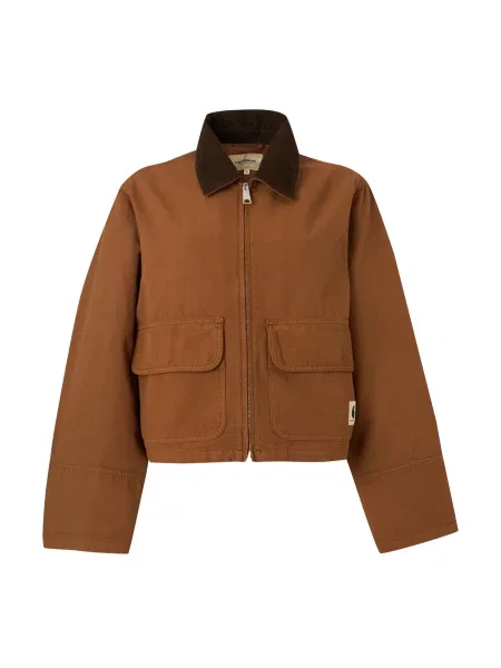 Carhartt WIP Geacă de primăvară-toamnă Prescott / coniac maro