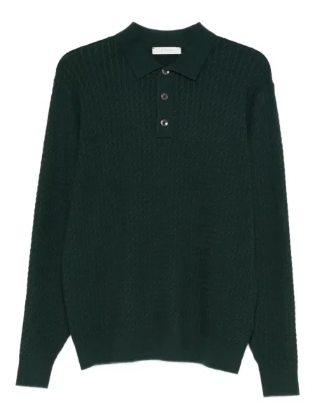 Polo Diktat tricotate verde