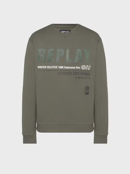 Свитшот Replay зеленый